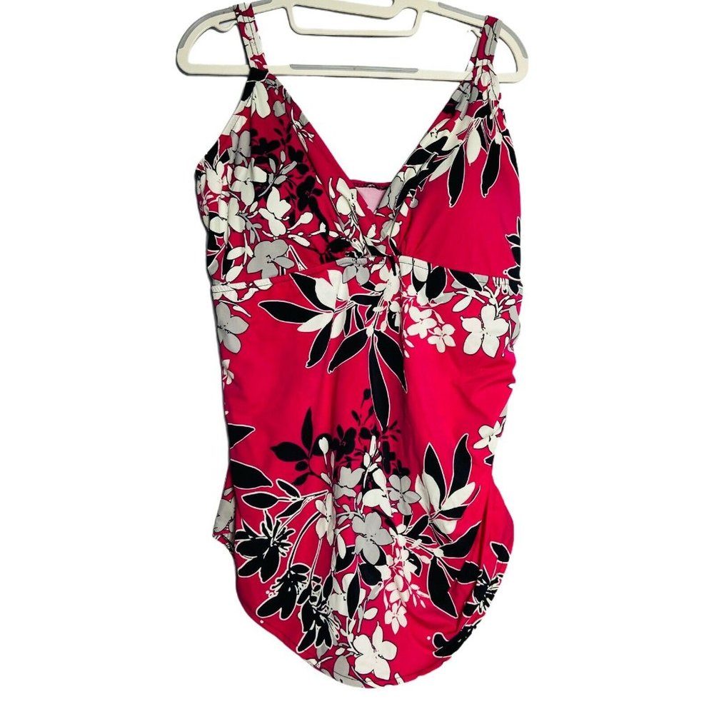 Swimsuit for All Shore Clue Pink Size 20 Slimming